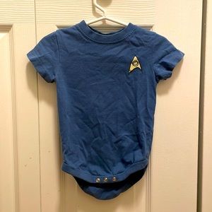 Blue Star Trek Onesie - EUC - Officially Licensed (6M)